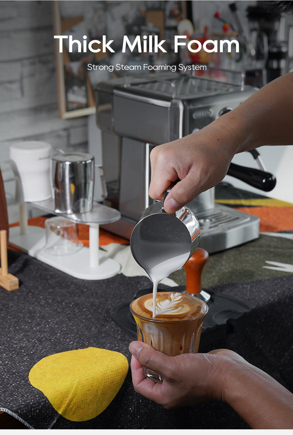 HiBREW H10A Semi-Automatic Espresso Machine