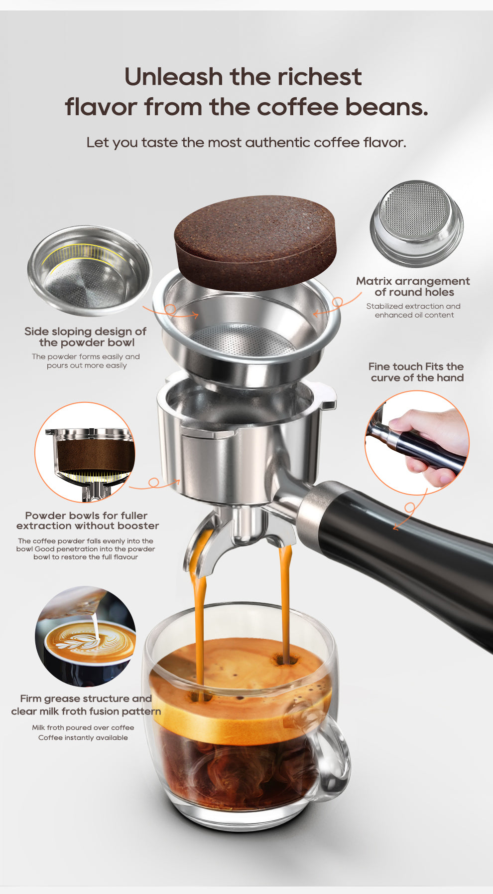 HiBREW H10A Semi-Automatic Espresso Machine